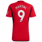 Günstige Fußballtrikots Manchester United Martial 9 Heimtrikot 2023-24 Kurzarm